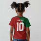 Custom Moroccan Football Kid T shirt Go Glory-The Atlas Lions - African Pride