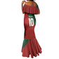 Custom Moroccan Football Mermaid Dress Go Glory-The Atlas Lions - African Pride
