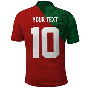 Custom Moroccan Football Polo Shirt Go Glory-The Atlas Lions - African Pride