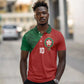 Custom Moroccan Football Polo Shirt Go Glory-The Atlas Lions - African Pride