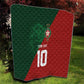 Custom Moroccan Football Quilt Go Glory-The Atlas Lions - African Pride