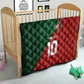 Custom Moroccan Football Quilt Go Glory-The Atlas Lions - African Pride