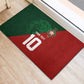 Custom Moroccan Football Rubber Doormat Go Glory-The Atlas Lions - African Pride