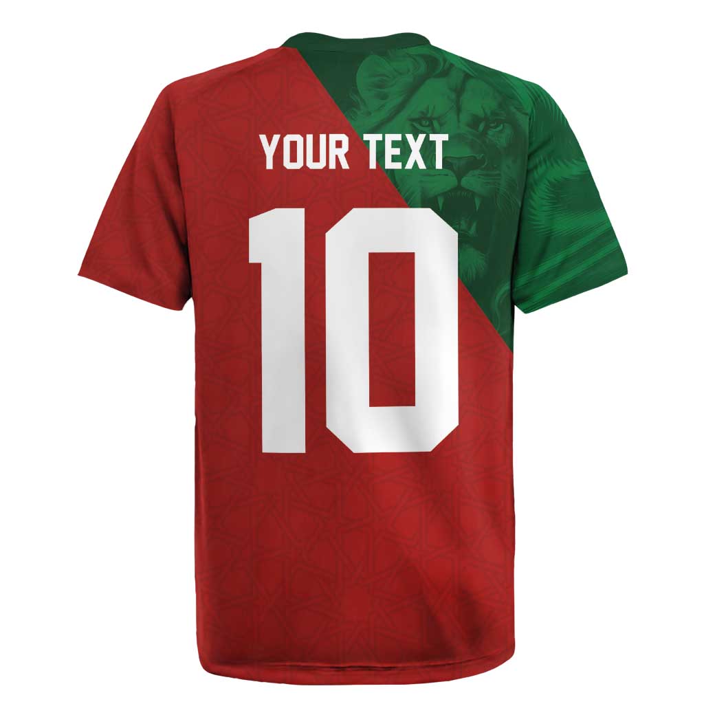 Custom Moroccan Football Rugby Jersey Go Glory-The Atlas Lions LT03