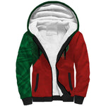 Custom Moroccan Football Sherpa Hoodie Go Glory-The Atlas Lions - African Pride