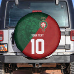 Custom Moroccan Football Spare Tire Cover Go Glory-The Atlas Lions - African Pride