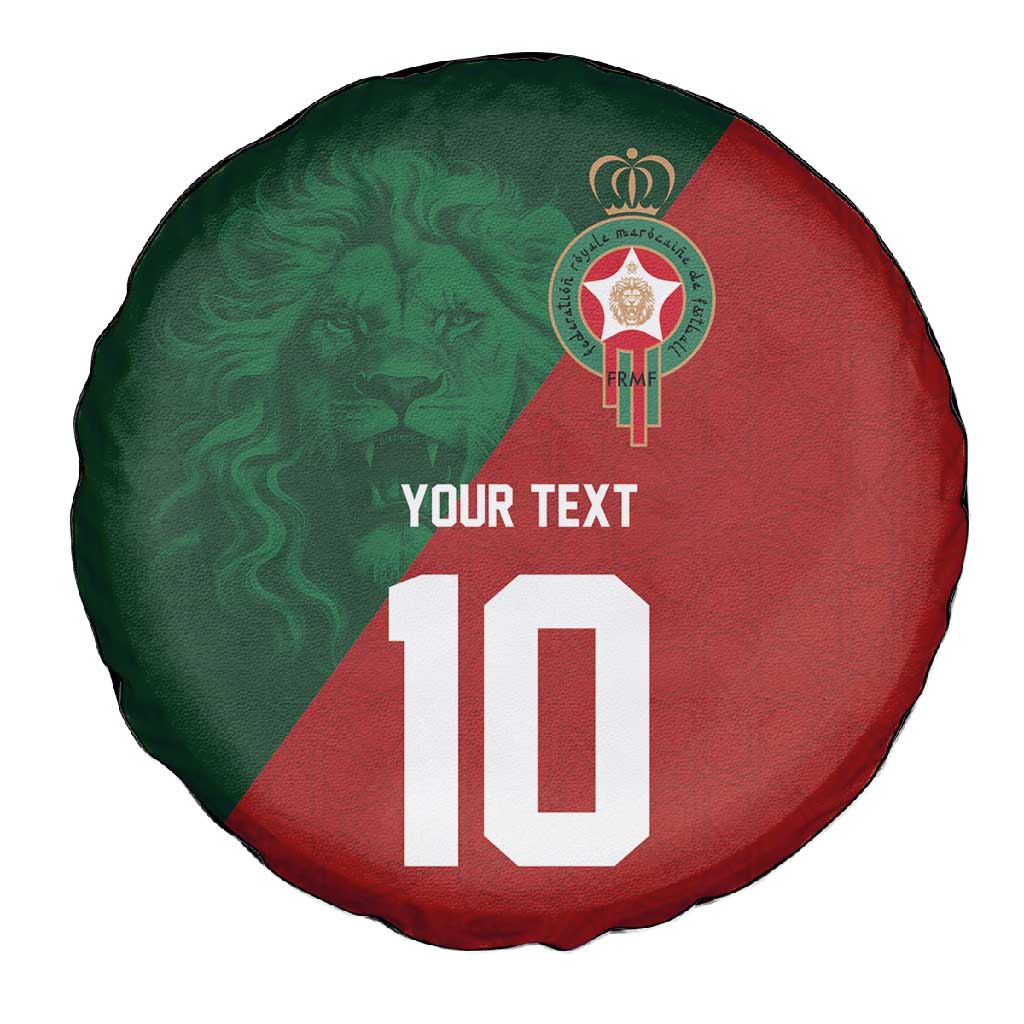 Custom Moroccan Football Spare Tire Cover Go Glory-The Atlas Lions - African Pride