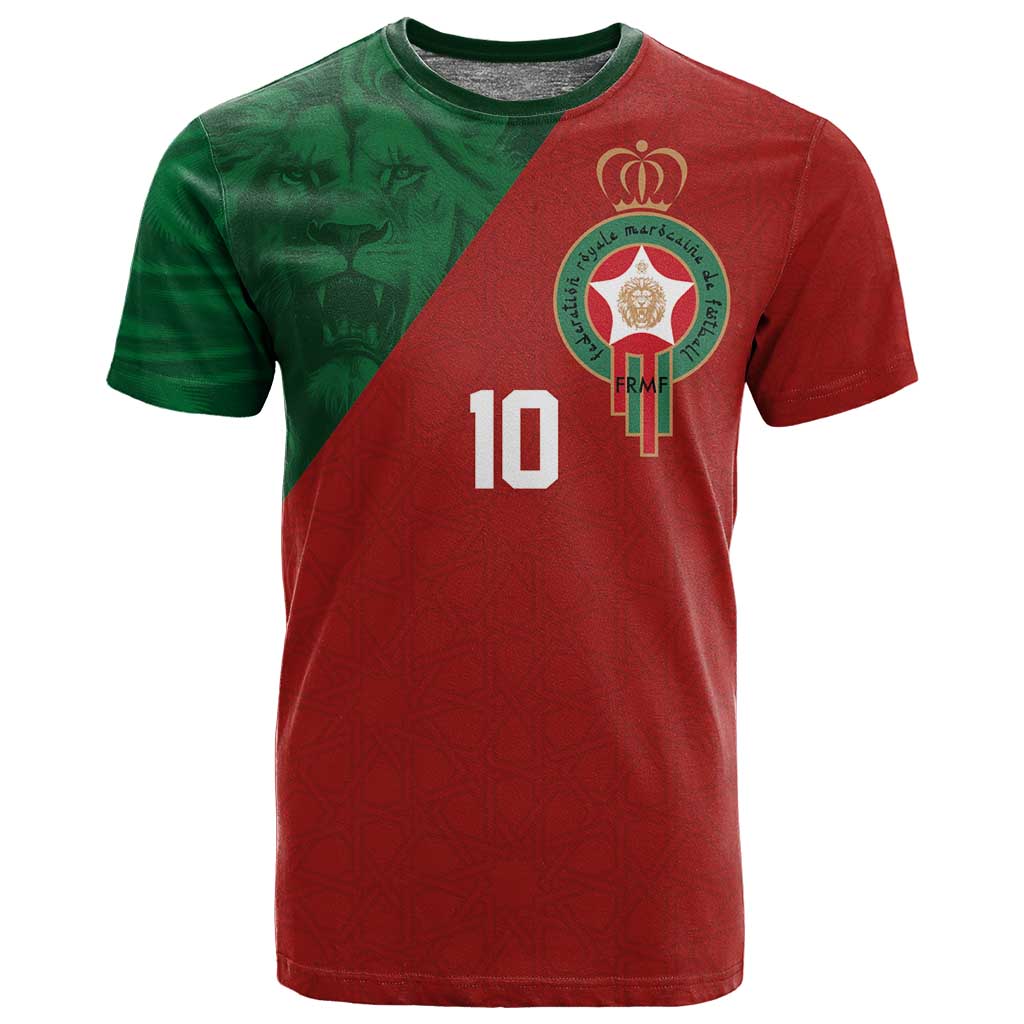 Custom Moroccan Football T shirt Go Glory-The Atlas Lions - African Pride