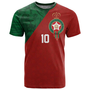 Custom Moroccan Football T shirt Go Glory-The Atlas Lions - African Pride