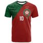 Custom Moroccan Football T shirt Go Glory-The Atlas Lions LT03