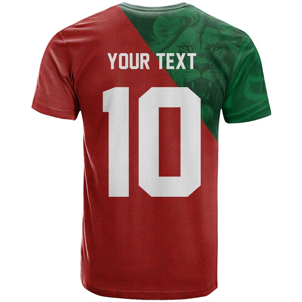 Custom Moroccan Football T shirt Go Glory-The Atlas Lions - African Pride