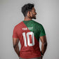 Custom Moroccan Football T shirt Go Glory-The Atlas Lions - African Pride