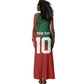 Custom Moroccan Football Tank Maxi Dress Go Glory-The Atlas Lions - African Pride