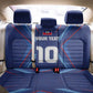 Custom Afro Haiti Football Back Car Seat Cover Sporty Style - African Pride
