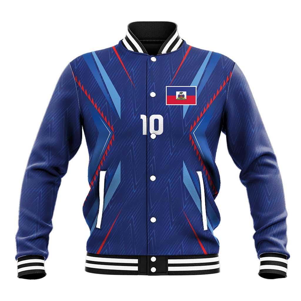 Custom Afro Haiti Football Baseball Jacket Sporty Style - African Pride