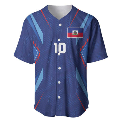 Custom Afro Haiti Football Baseball Jersey Sporty Style LT03