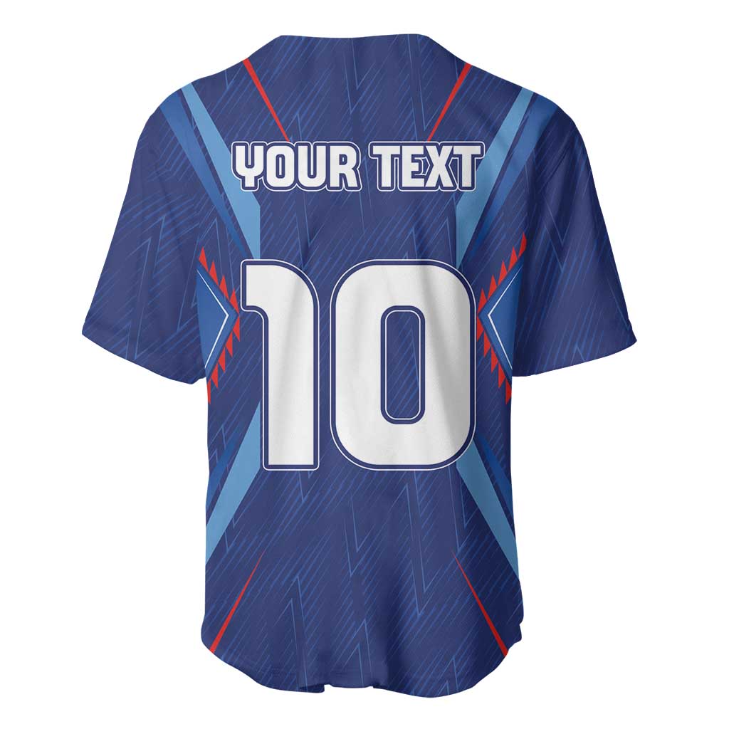 Custom Afro Haiti Football Baseball Jersey Sporty Style LT03