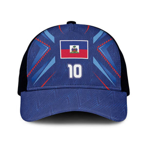 Custom Afro Haiti Football Baseball Net Cap Sporty Style - African Pride