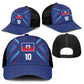 Custom Afro Haiti Football Baseball Net Cap Sporty Style - African Pride