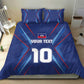 Custom Afro Haiti Football Bedding Set Sporty Style - African Pride