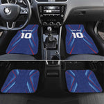 Custom Afro Haiti Football Car Mats Sporty Style - African Pride