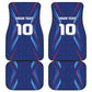 Custom Afro Haiti Football Car Mats Sporty Style - African Pride