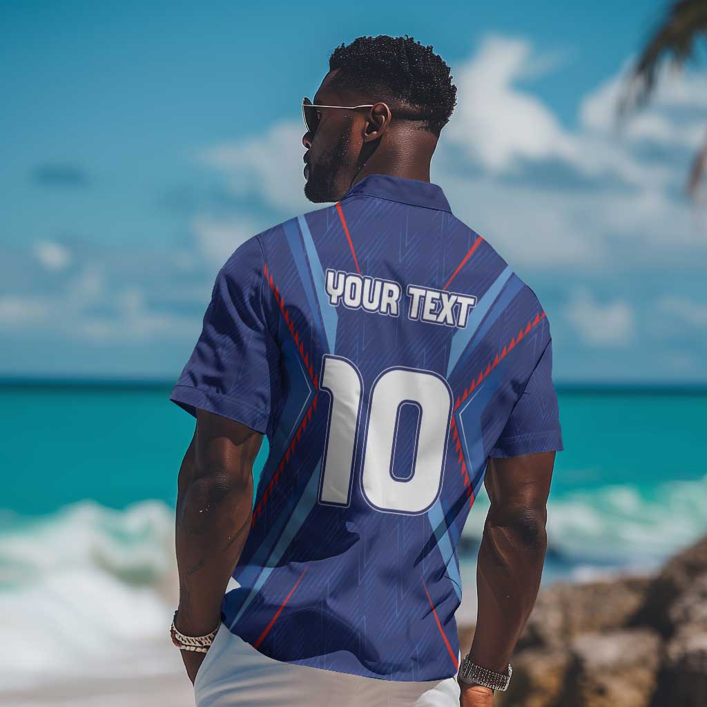 Custom Afro Haiti Football Hawaiian Shirt Sporty Style - African Pride