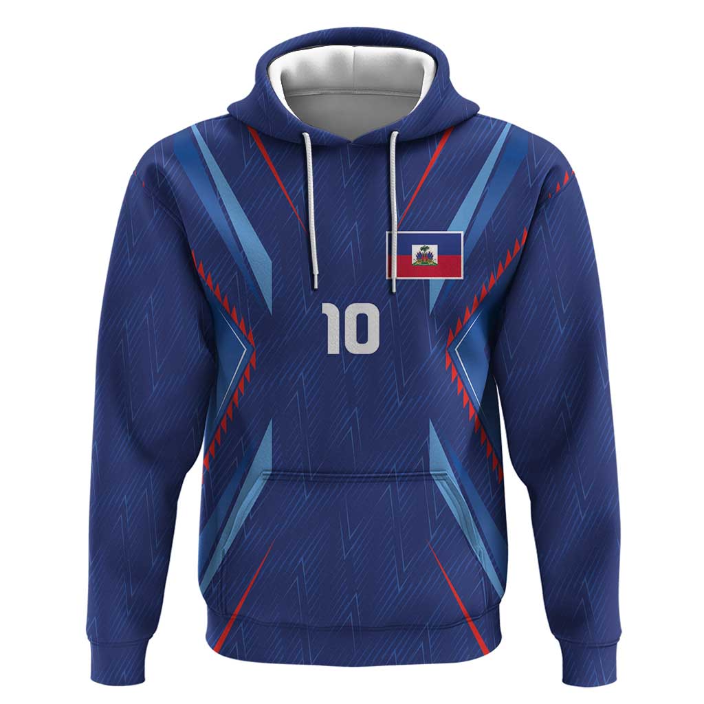 Custom Afro Haiti Football Hoodie Sporty Style - African Pride