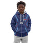 Custom Afro Haiti Football Kid Hoodie Sporty Style - African Pride