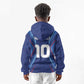 Custom Afro Haiti Football Kid Hoodie Sporty Style - African Pride