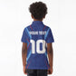 Custom Afro Haiti Football Kid Polo Shirt Sporty Style - African Pride