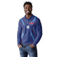 Custom Afro Haiti Football Long Sleeve Polo Shirt Sporty Style - African Pride