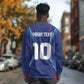 Custom Afro Haiti Football Long Sleeve Shirt Sporty Style - African Pride