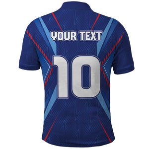 Custom Afro Haiti Football Polo Shirt Sporty Style - African Pride