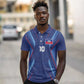 Custom Afro Haiti Football Polo Shirt Sporty Style - African Pride