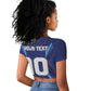 Custom Afro Haiti Football Raglan Cropped T shirt Sporty Style - African Pride