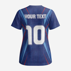Custom Afro Haiti Football Scrub Top Sporty Style - African Pride