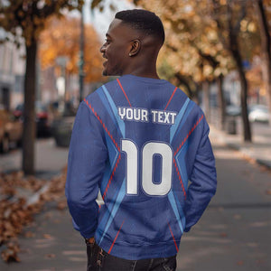 Custom Afro Haiti Football Sweatshirt Sporty Style - African Pride