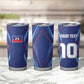 Custom Afro Haiti Football Tumbler Cup Sporty Style - African Pride