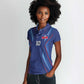 Custom Afro Haiti Football Women Polo Shirt Sporty Style - African Pride
