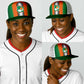 Côte d'Ivoire National Football Baseball Net Cap Les Elephants-Sporty Stripes - African Pride