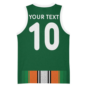 Custom Côte d'Ivoire National Football Basketball Jersey Les Elephants-Sporty Stripes - African Pride