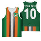 Custom Côte d'Ivoire National Football Basketball Jersey Les Elephants-Sporty Stripes - African Pride
