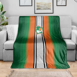 Côte d'Ivoire National Football Blanket Les Elephants-Sporty Stripes - African Pride