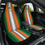 Côte d'Ivoire National Football Car Seat Cover Les Elephants-Sporty Stripes - African Pride