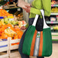 Côte d'Ivoire National Football Grocery Bag Les Elephants-Sporty Stripes - African Pride