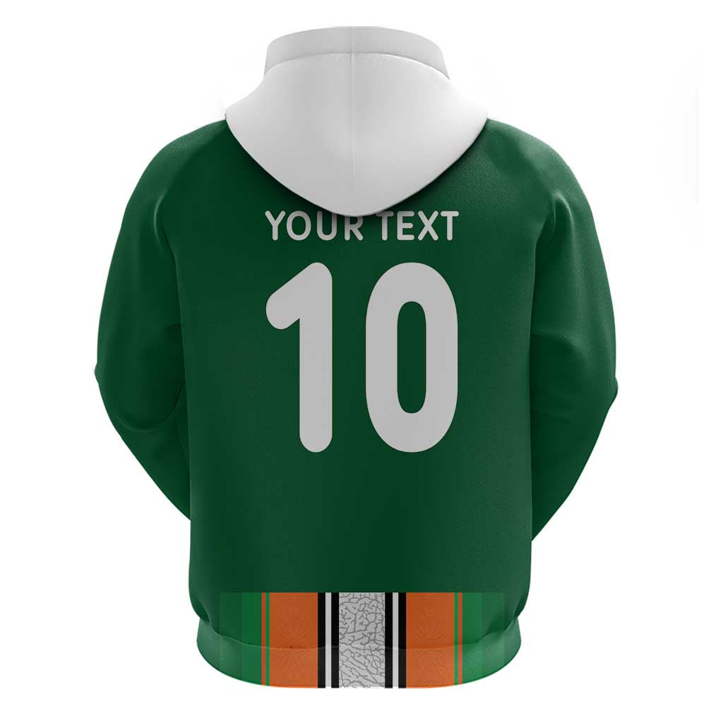 Custom Côte d'Ivoire National Football Hoodie Les Elephants-Sporty Stripes - African Pride