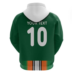 Custom Côte d'Ivoire National Football Hoodie Les Elephants-Sporty Stripes - African Pride