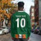 Custom Côte d'Ivoire National Football Long Sleeve Shirt Les Elephants-Sporty Stripes - African Pride