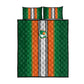 Côte d'Ivoire National Football Quilt Bed Set Les Elephants-Sporty Stripes - African Pride